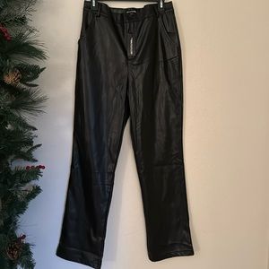 NWT Pretty Little Thing High Waisted Straight Leg Pants
